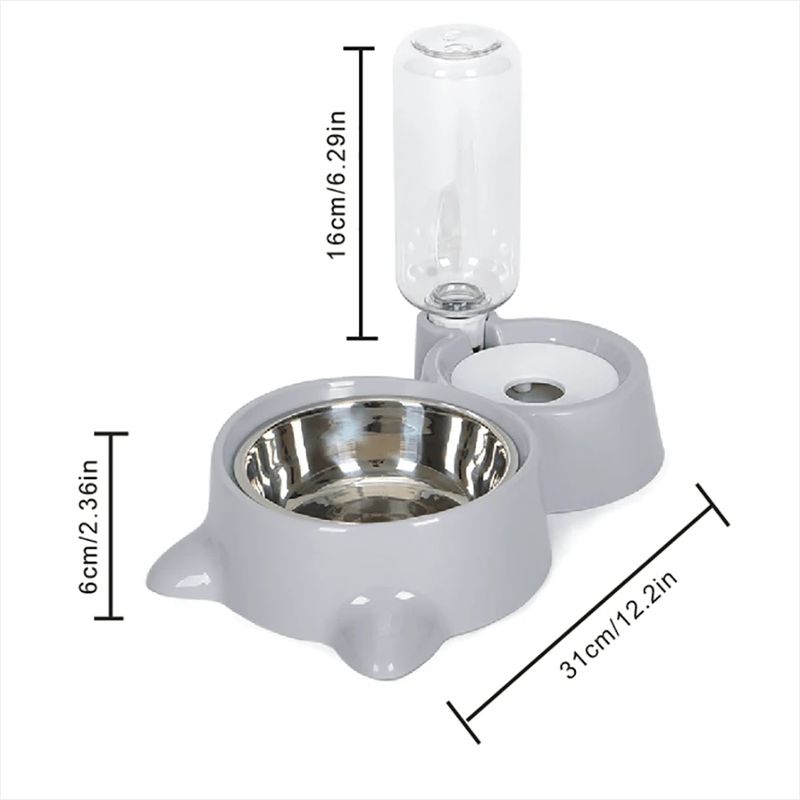 Dispensador de alimento y agua 