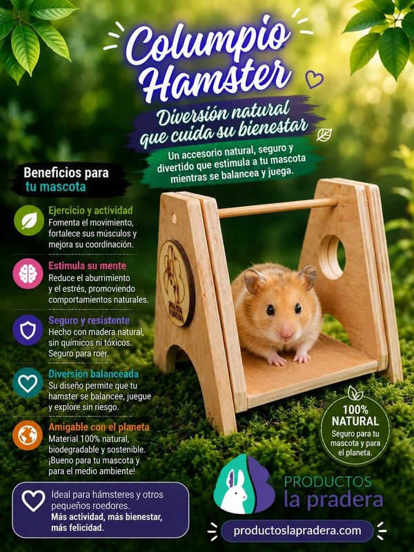 Columpio para hamster 