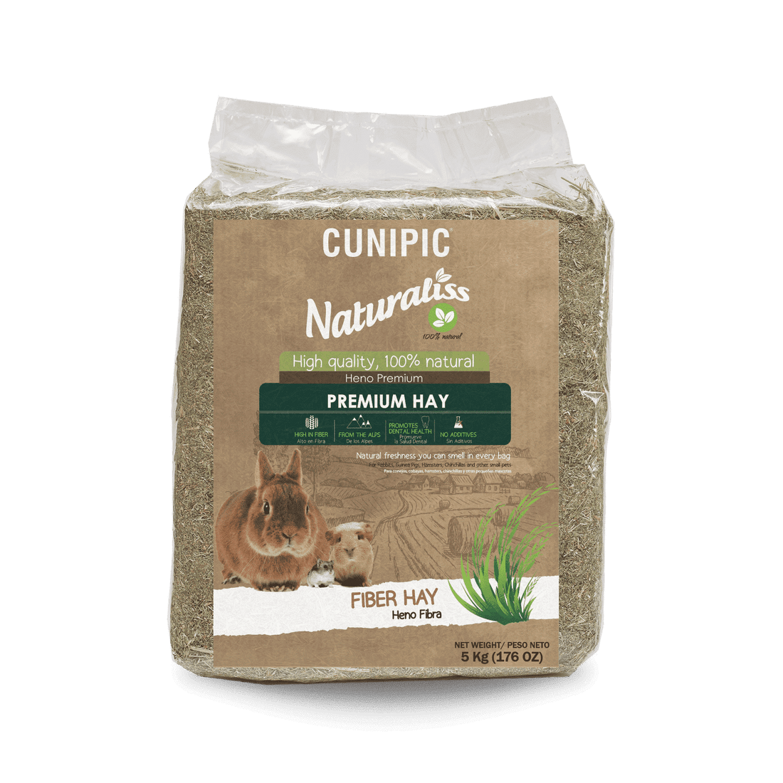Heno Cunipic Fribra larga 5 kilos
