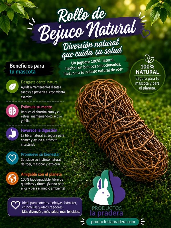 Rollo raiz de bejuco