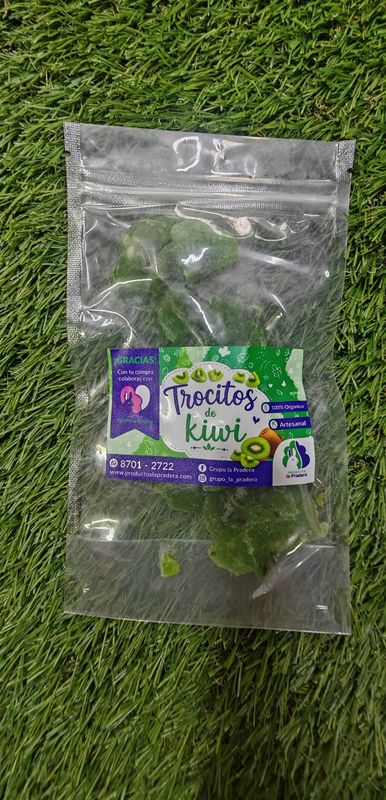Snack de kiwi deshidratado 