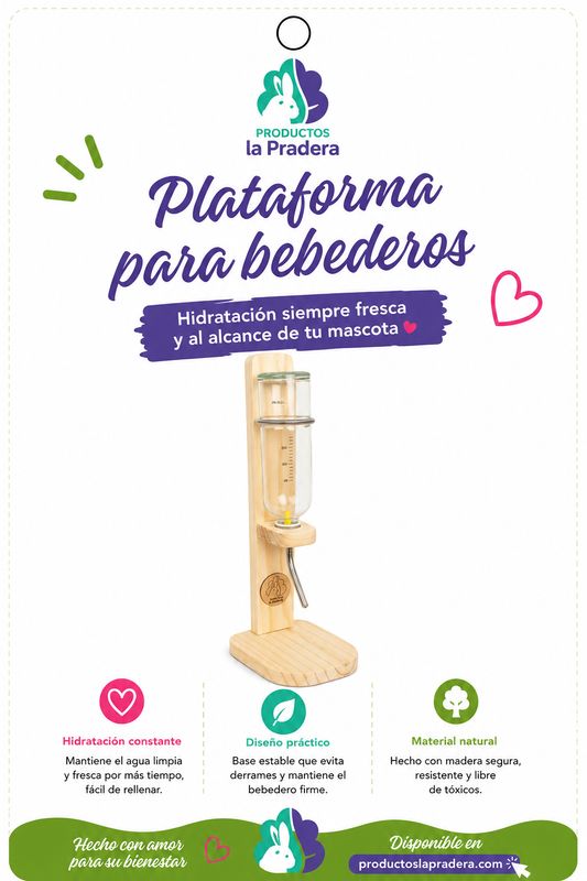 Plataforma para bebederos 