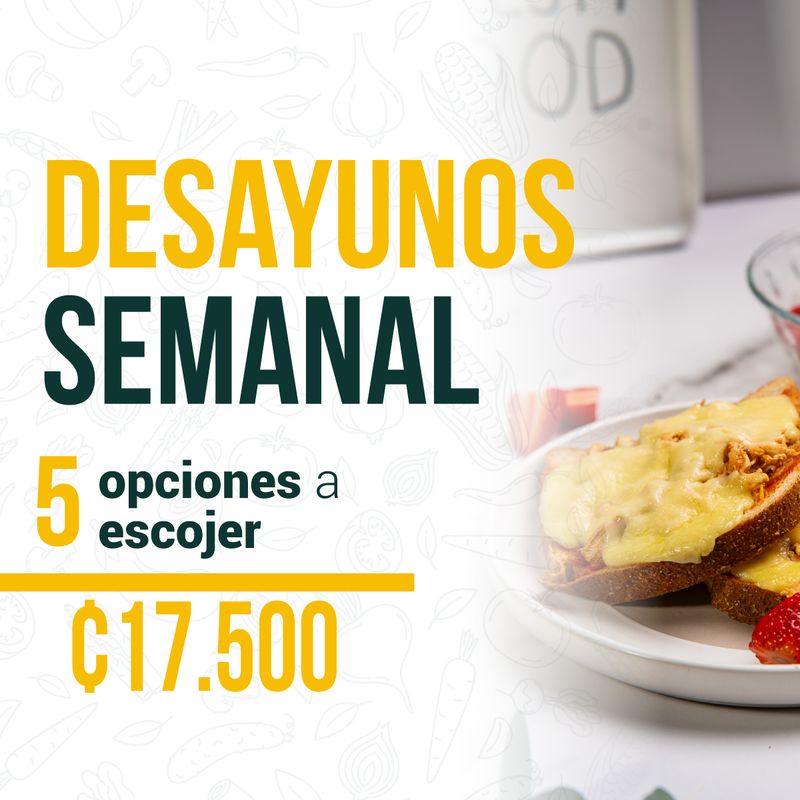 Desayunos semanales