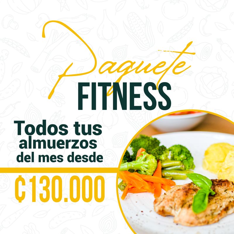 MENÚ FITNESS Mensual