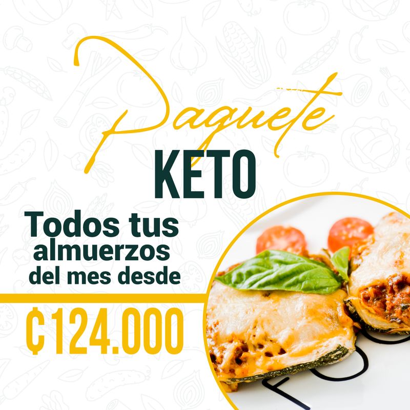 MENÚ KETO Mensual