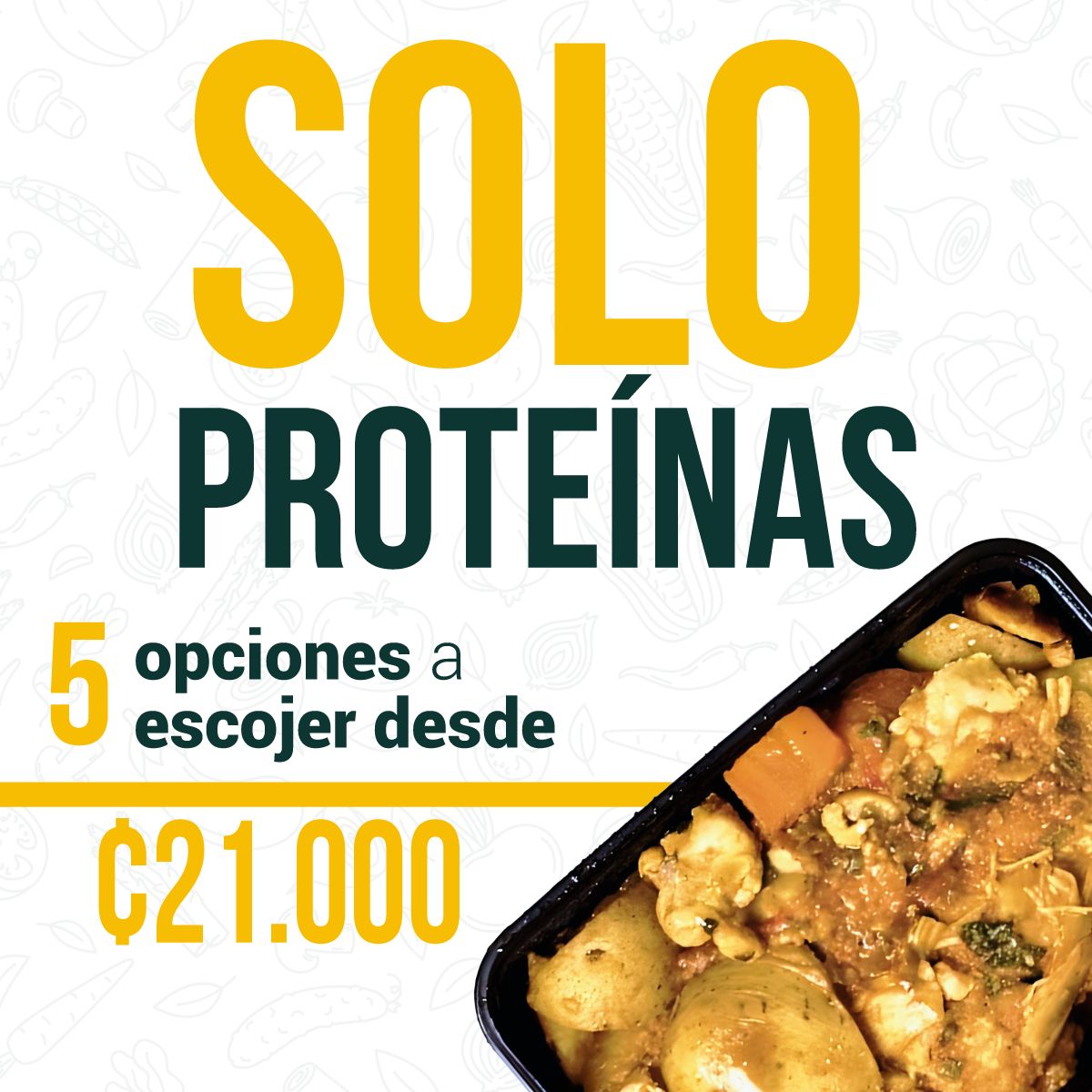 Proteinas y Guarniciónes