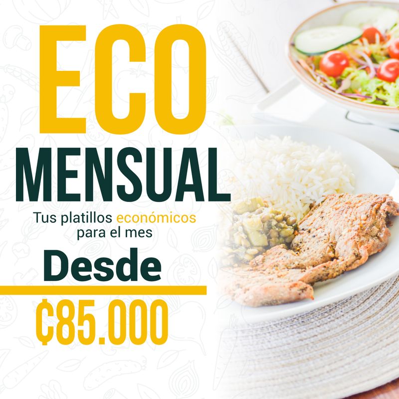 Menú económico Mensual