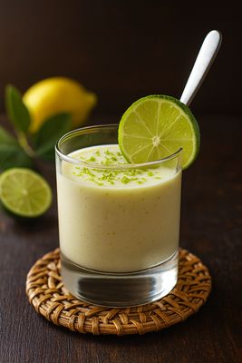 Postre de lima sin azúcar