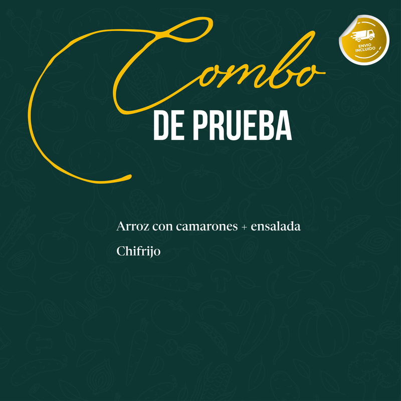 Combo de prueba incluye 2 almuerzos con envio incluido