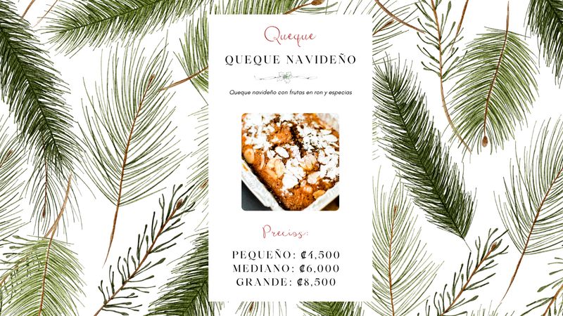 Queque navideño