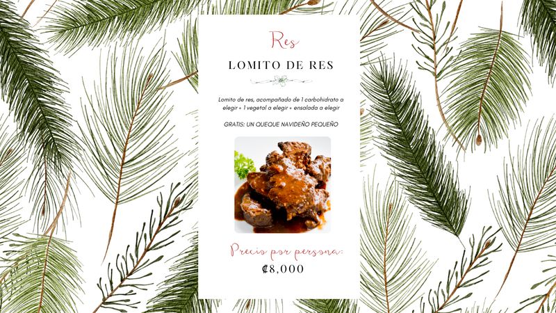 Lomo de res en salsa de vino tinto