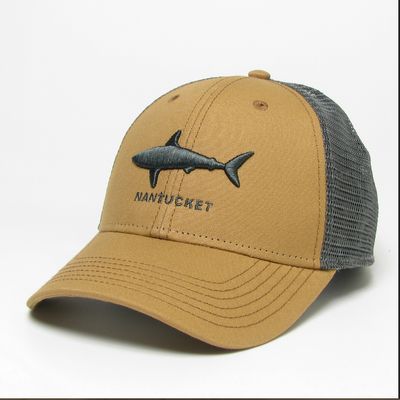 Legacy Hat Trucker Shark over Nantucket