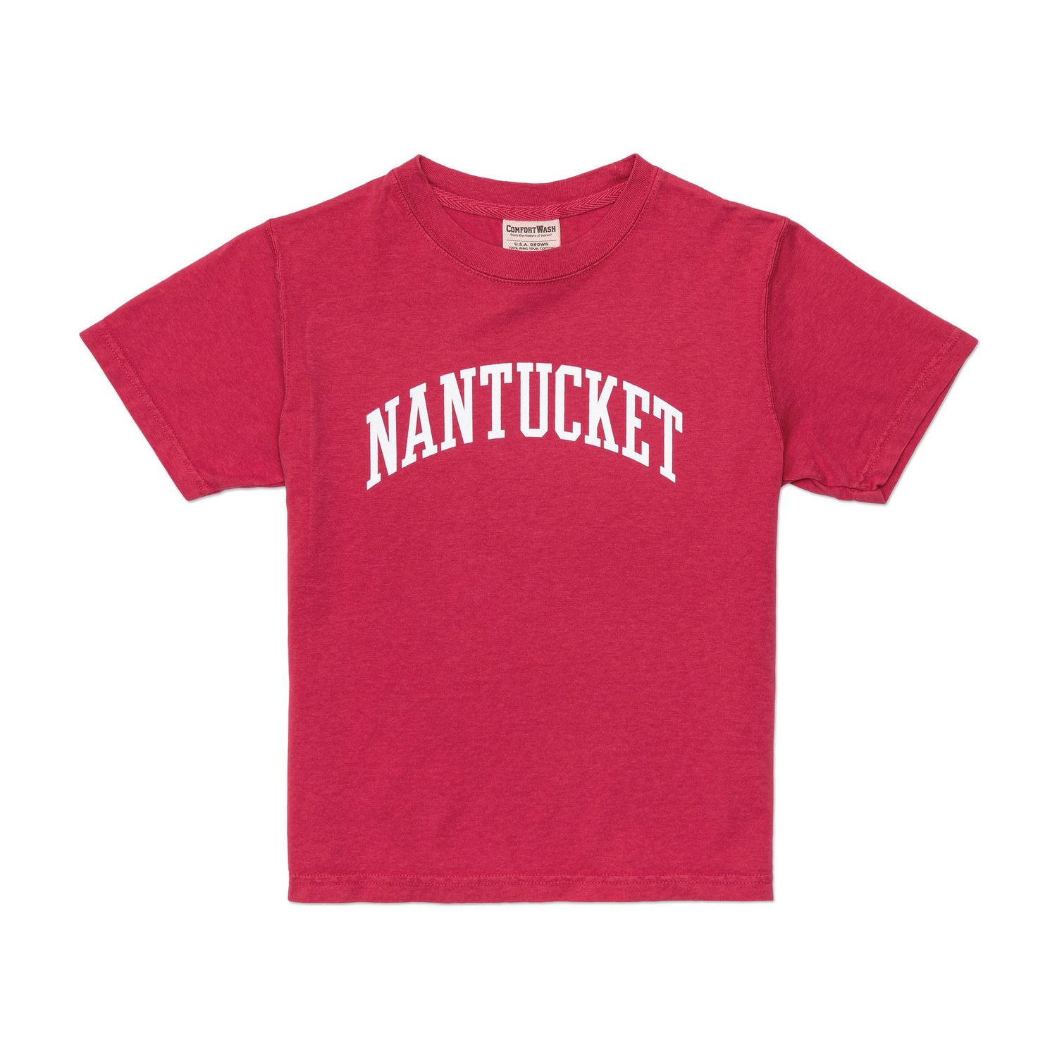 Comfort Wash Youth Tee ARC, Color: Red, Size: XS