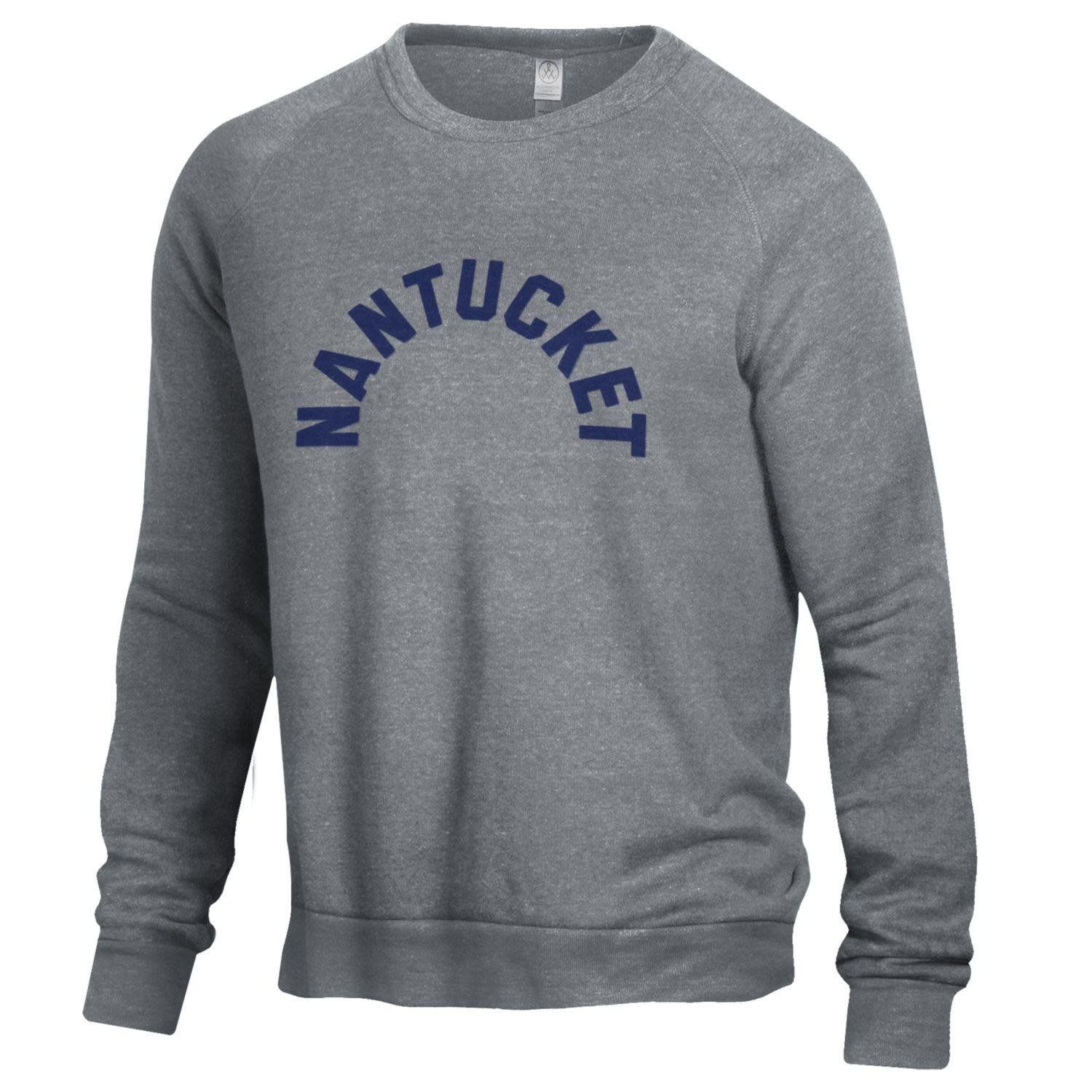 Alternative Mens CN Embroidered ARC, Color: Grey, Size: S