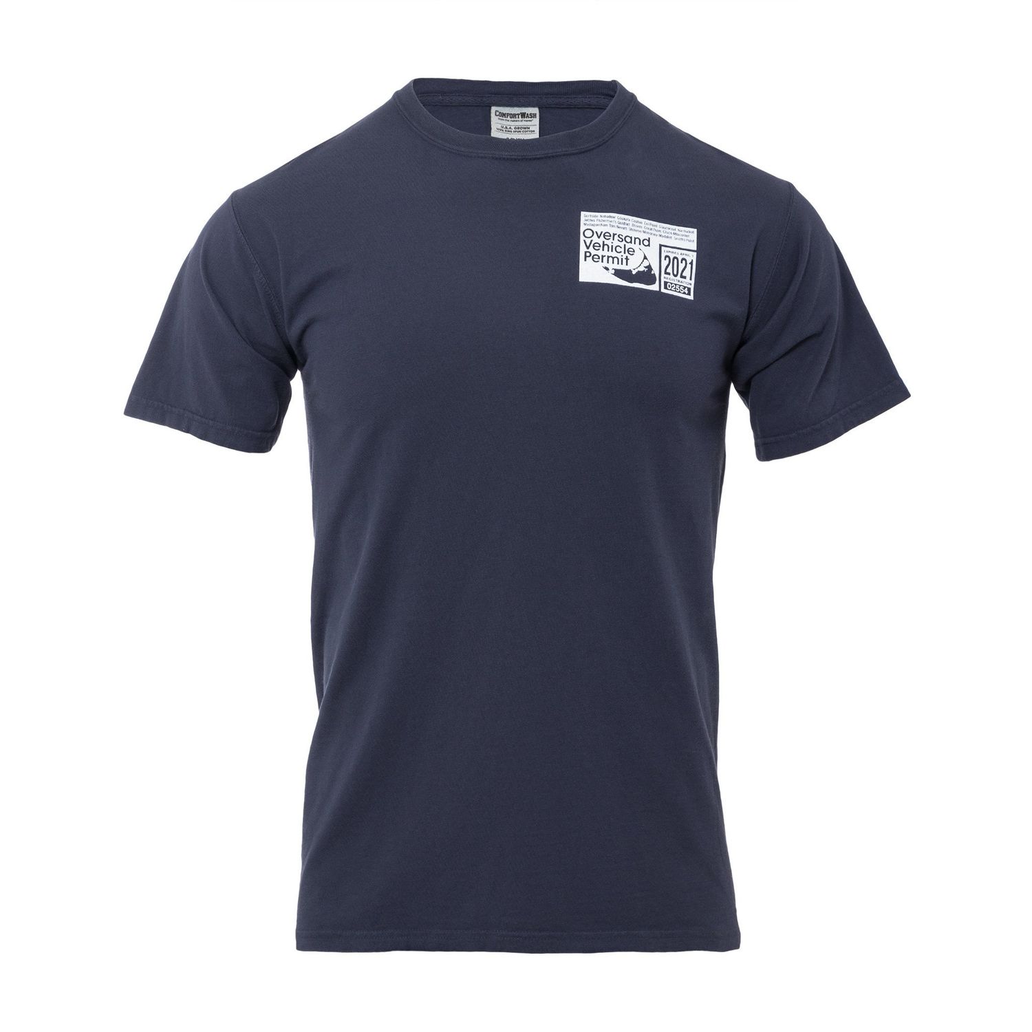 CC Mens Tee Oversand, Color: Denim, Size: S