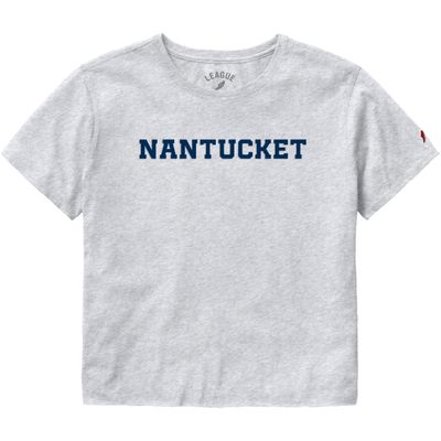League Ladies Tee Crop Straight Nantucket