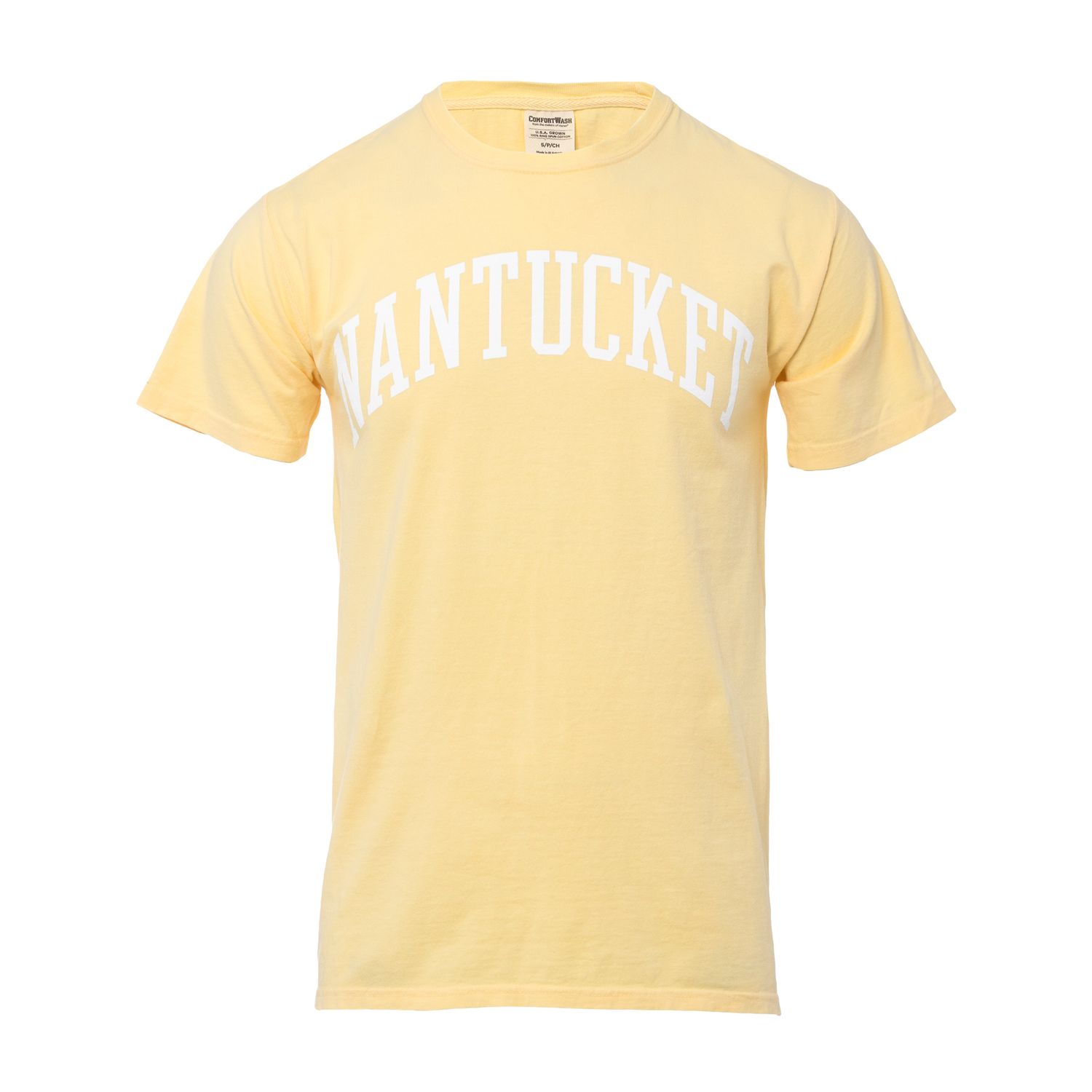 Comfort Wash Mens Tee ARC, Color: Yellow, Size: S