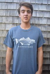 CC Mens Tee Bass, Color: Denim, Size: S