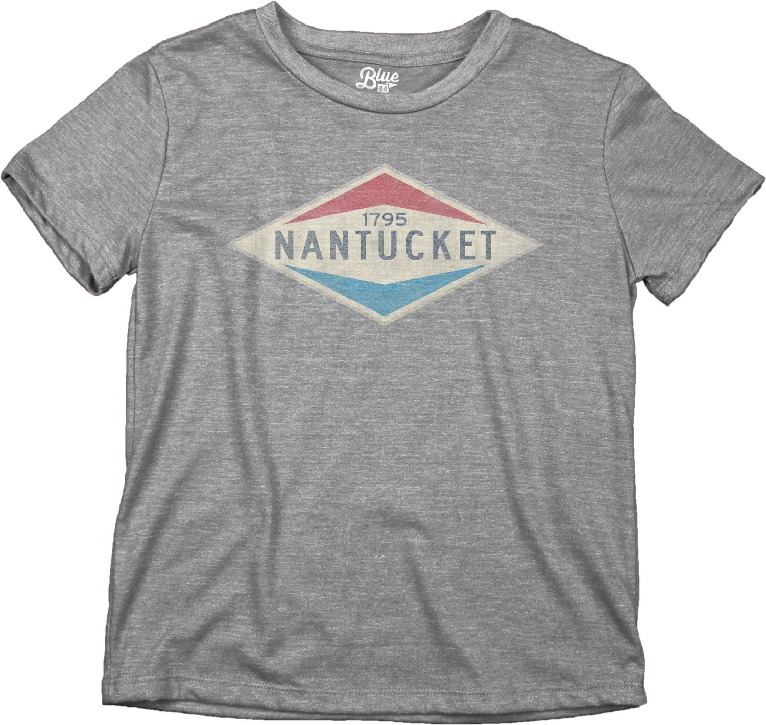 Blue 84 Mens Tee Slick Valve, Color: Grey, Size: S