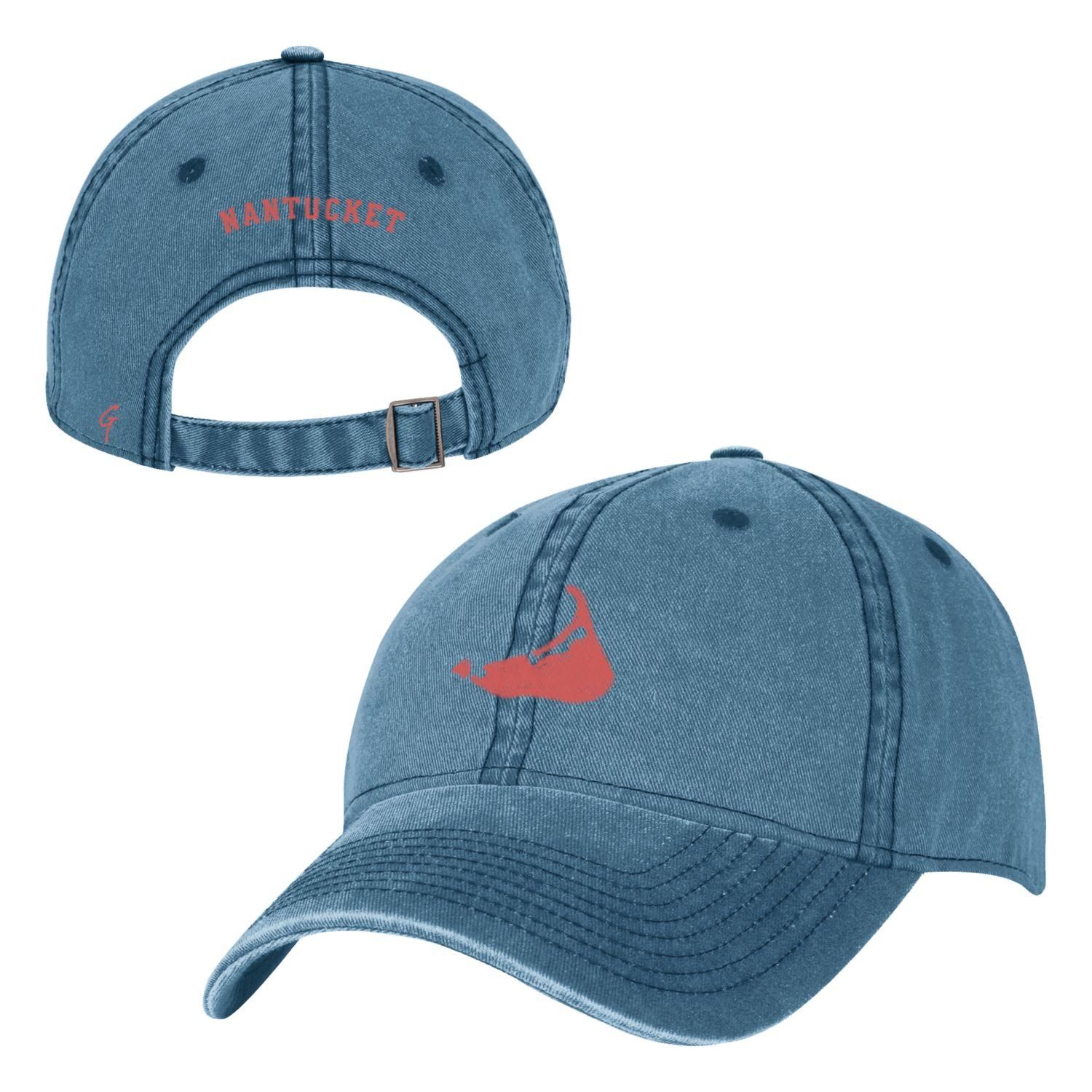 Gear Hat Big Island , Color: Denim/Red