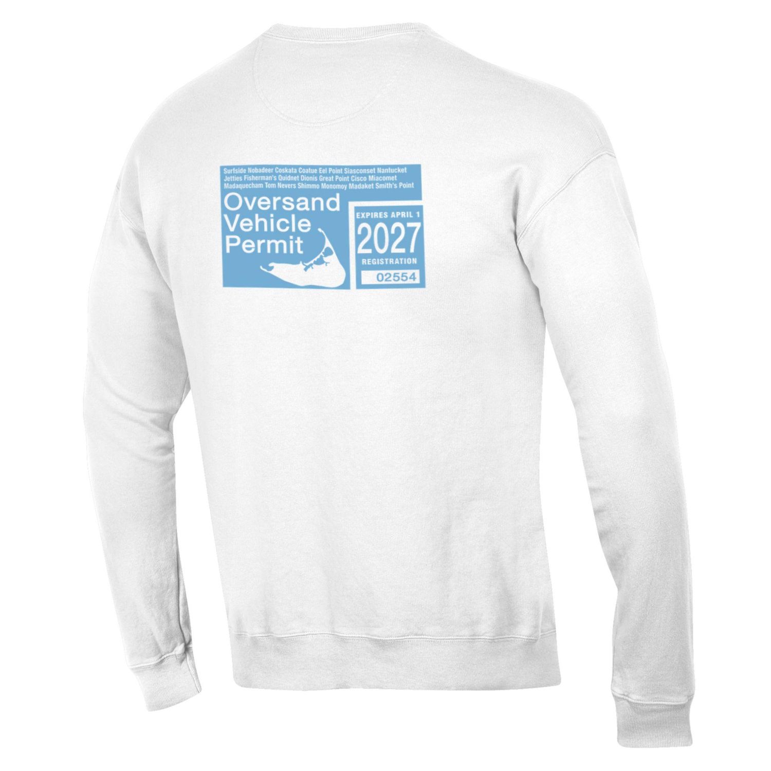 Comfort Wash Mens CN Oversand, Color: White, Size: S