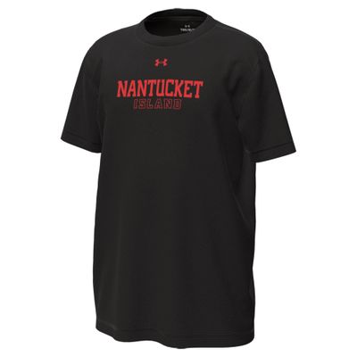 UA Youth Tee Nantucket over Outline "Island"