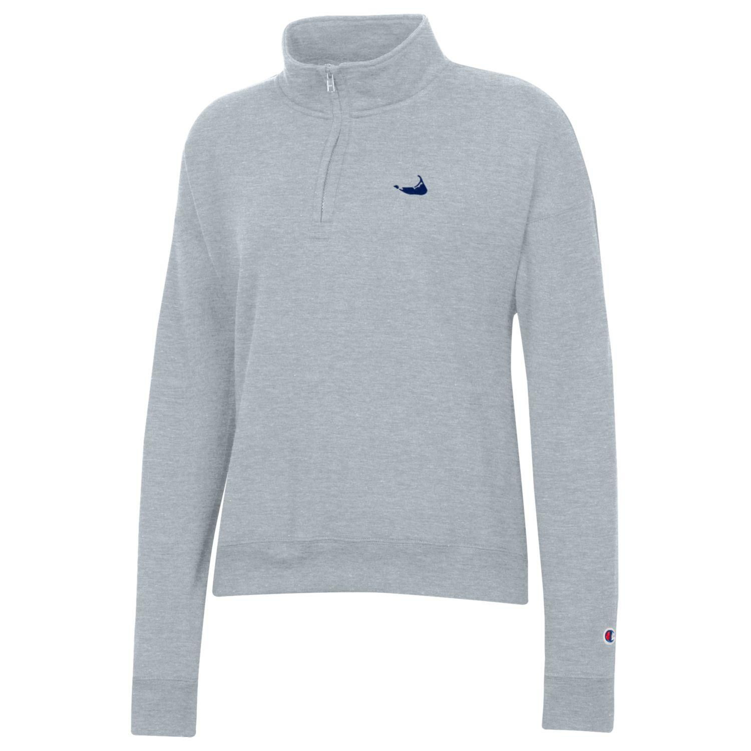 Champion Ladies 1/4 Zip LC Island, Color: Grey, Size: S