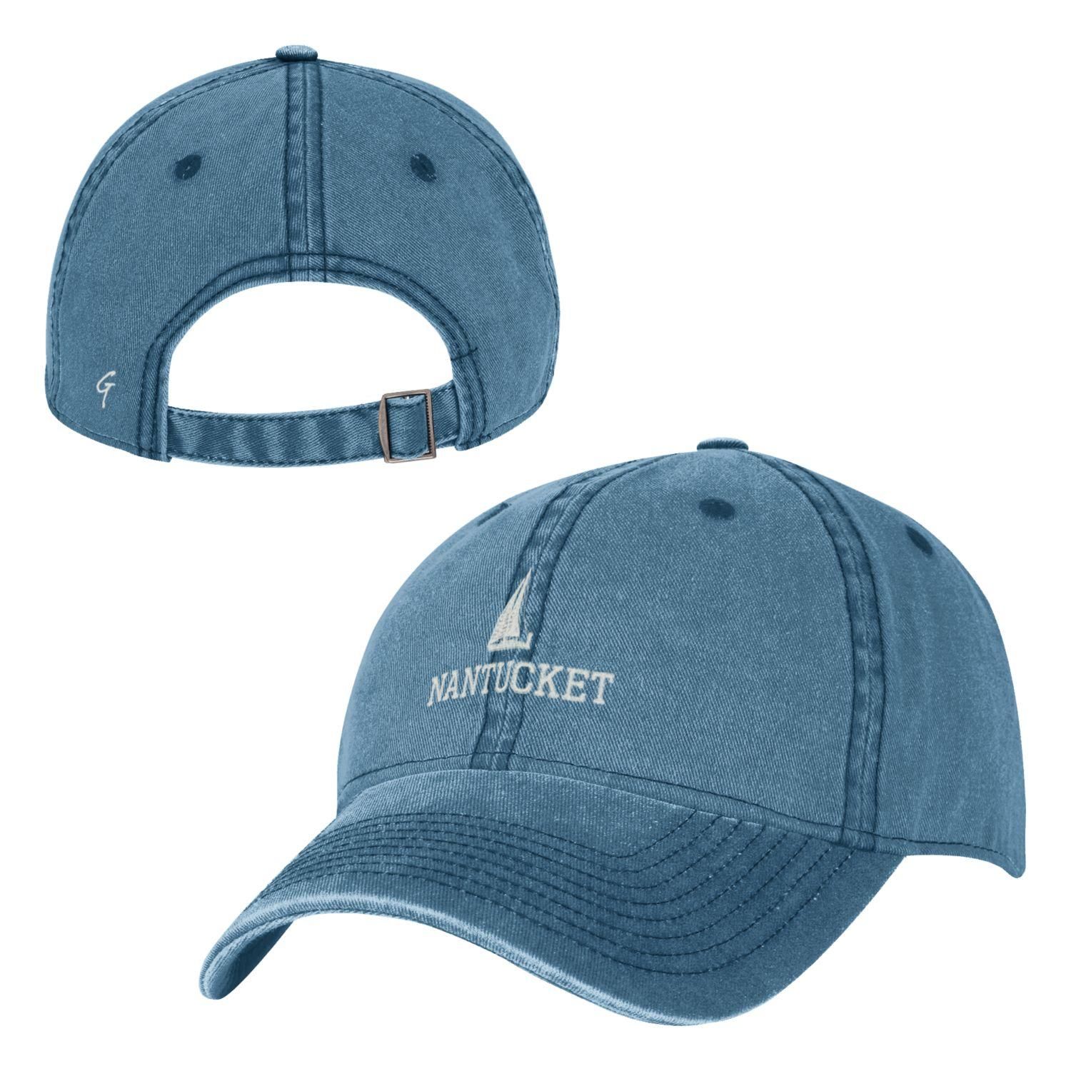Gear Hat Sailboat Over Nantucket, Color: Denim