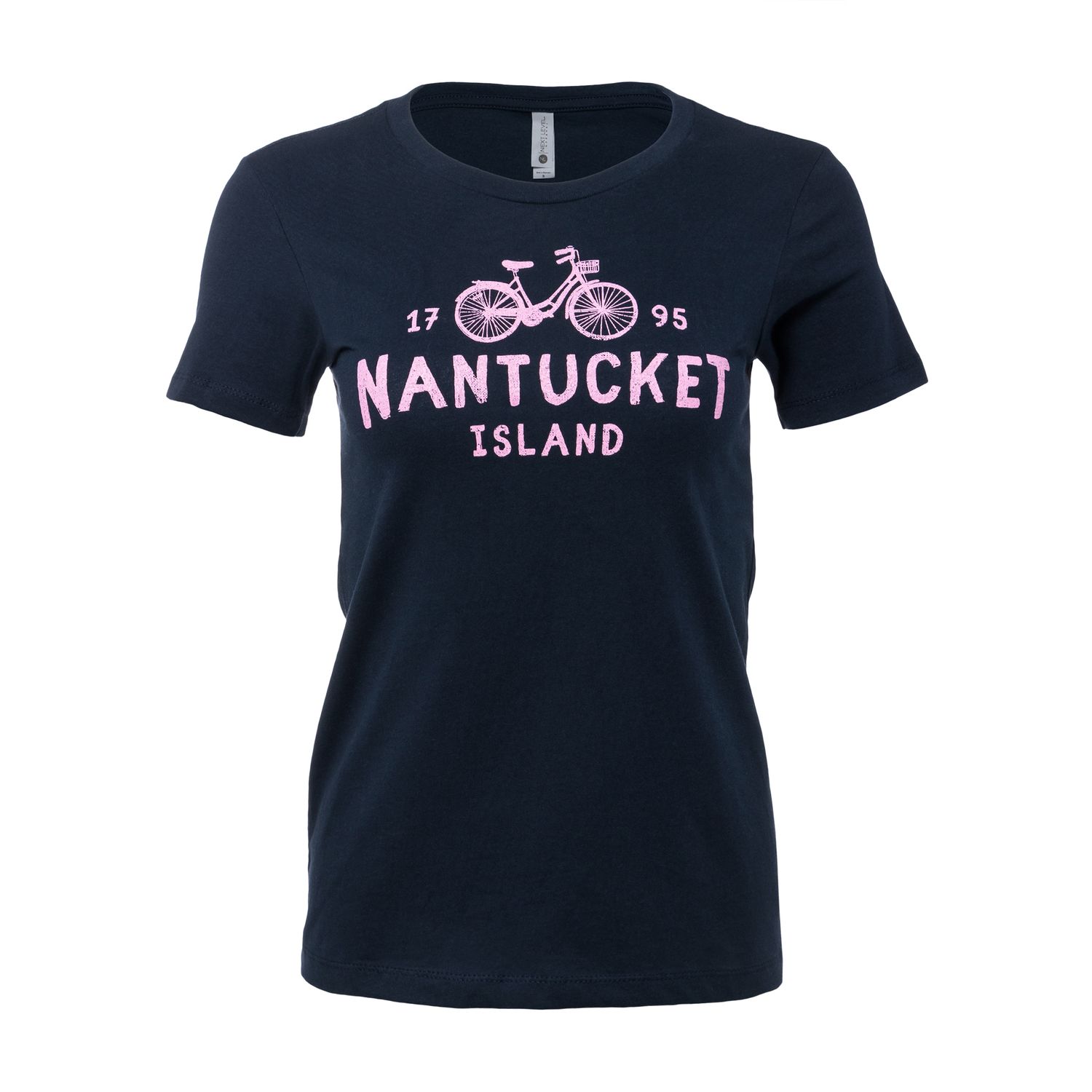 Next Level Ladies Tee Rustic Bike, Color: Navy, Size: S