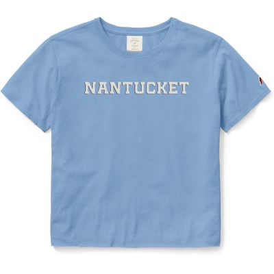 League Ladies Tee Crop Straight Nantucket