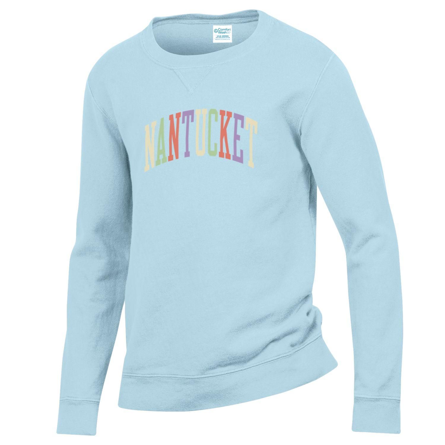 Comfort Wash Youth CN Multi Color ARC, Color: Light Blue, Size: XS