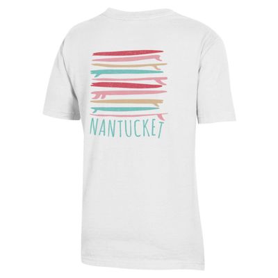 Comfort Wash Youth Tee Stacked Surfboards
