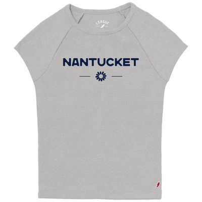 League Ladies Tee Nantucket over Flower