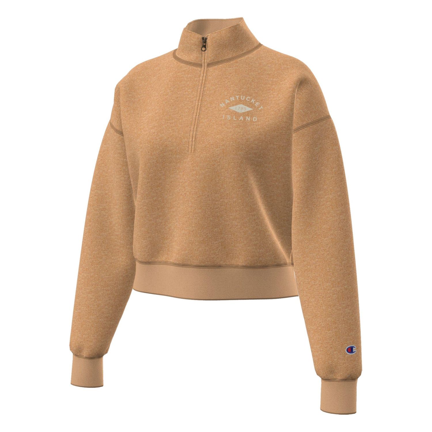 Champion Ladies 1/4 Zip LC ARC 1795, Color: Dark Sand, Size: S