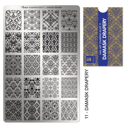 11 damask drapery