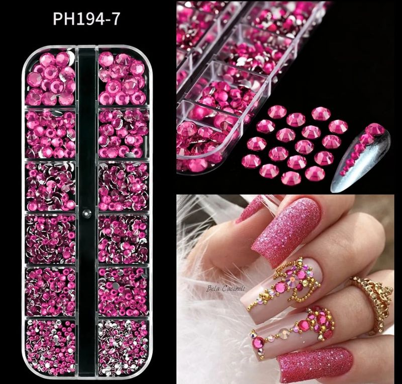 roze steentjes