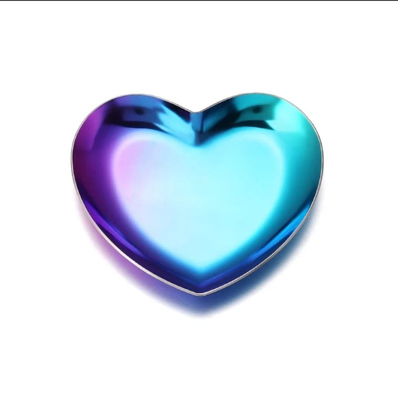 hart schaaltje blauw/paars