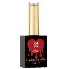 GP rood crystal glas