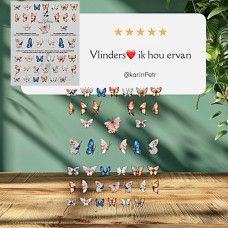 3d stickers vlinders