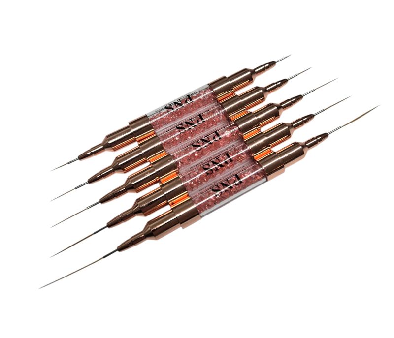 PNS Fine Liner Penselen Set met roze steentjes