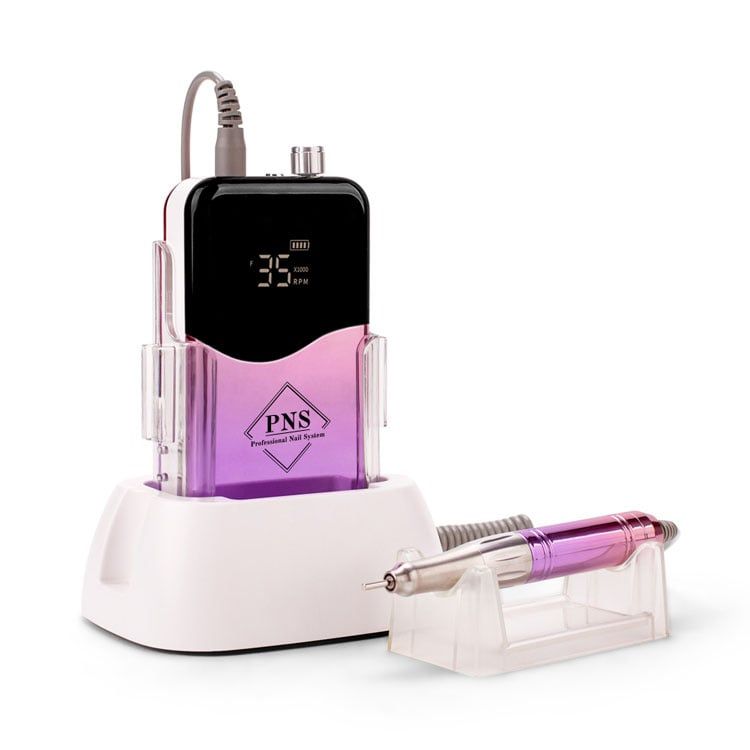 PNS Freesmachine Nail Drill Cordless Purple/Pink