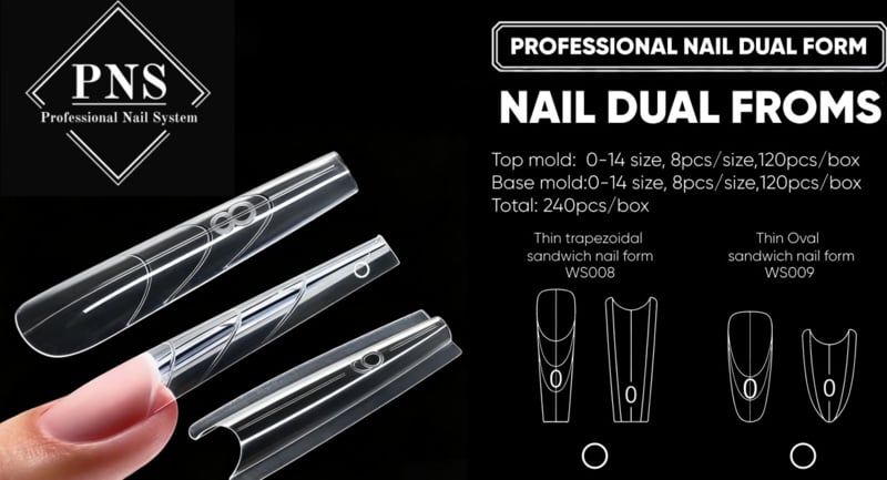 PNS Molding Dual Forms 240 stuks Sandwich ALMOND