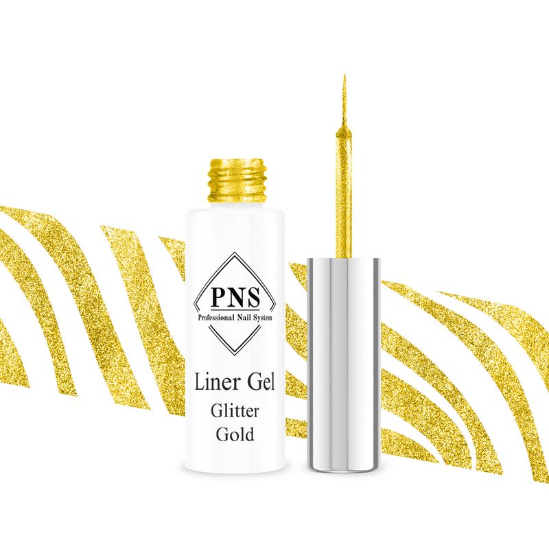 PNS Liner gel glitter gold