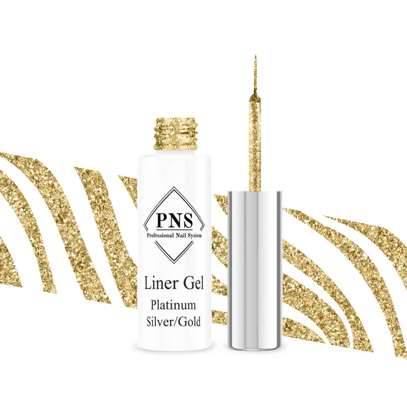 PNS Liner gel platinum silvergold