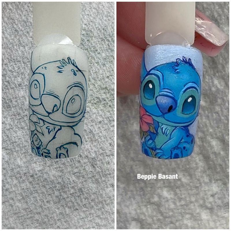 Disney Nail Art workshop - Stitch