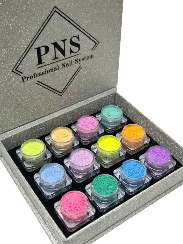 PNS Pigment 61 t/m 72 in een verzamel box.