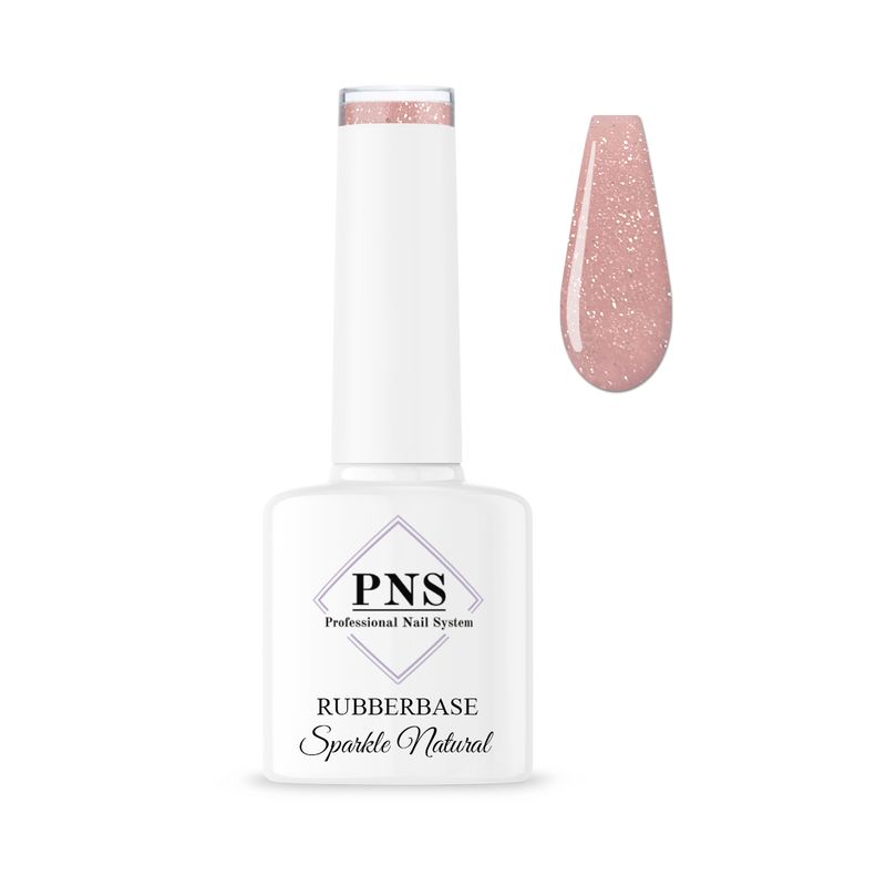 PNS Rubberbase sparkle natural 7 ml