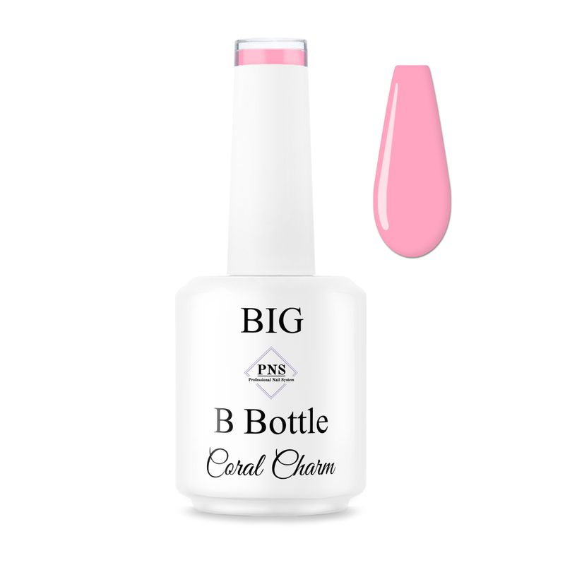 PNS BIG B Bottle coral charm