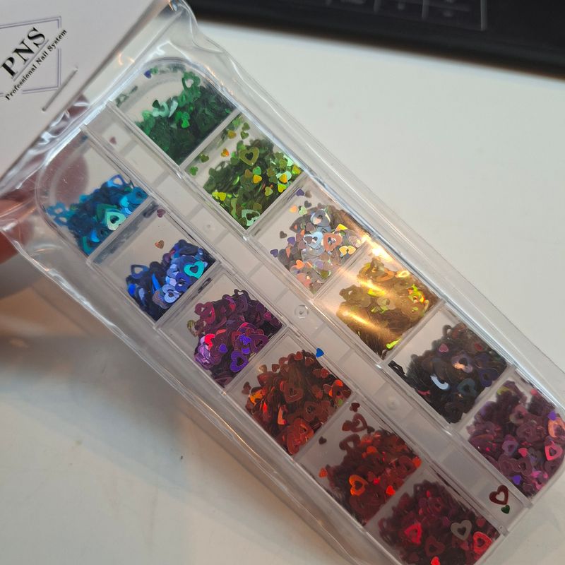 SALE PNS nailart box hartjes