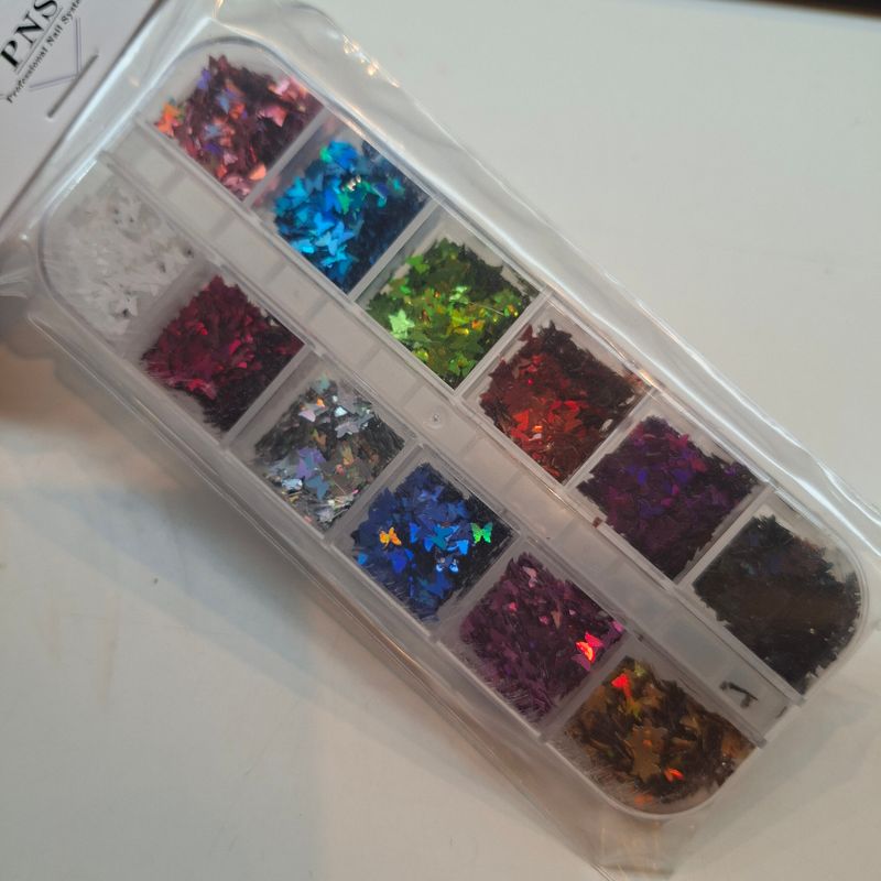 SALE PNS nailart box vlinder